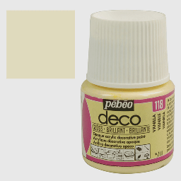 [PEBEO 092118] PEBEO Deco Gloss Acrylic Paint 45ml Vanilla
