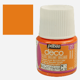 [PEBEO 092122] PEBEO Deco Gloss Acrylic Paint 45ml Orange