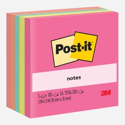 [3M 654-5AN] 3M Post-it Notes 3” x 3” x 500 Popmistic