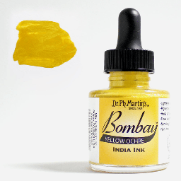 [DR. PH. MARTIN’S 800815-21B] DR. PH. MARTIN’S Bombay India Ink 30ml Yellow Ochre
