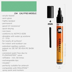 [MOLOTOW 227240] MOLOTOW One4All Acrylic Marker 4mm 234 Calypso Middle