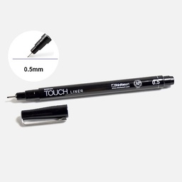 [SHINHAN 4111205] SHINHAN Touch Liner Drawing Pen 0.5mm Cool Grey