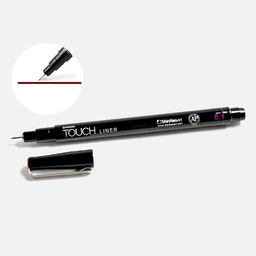 [SHINHAN 4110801] SHINHAN Touch Liner Colored Drawing Pen 0.1mm Wine Red
