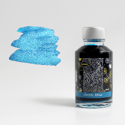 [DIAMINE 700987832389] DIAMINE Shimmering Fountain Pen Ink 50ml Arctic Blue