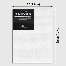 [OVJ A0612] OVJ Cotton Canvas Board 280gsm 6” x 12”