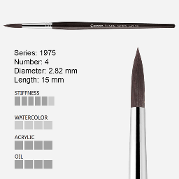 [ESCODA 219750400] ESCODA Primera Teijin Round Brush 4