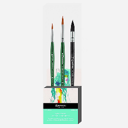 [ESCODA 78611010E] ESCODA Artist Conrad Roset Brush Set x 3