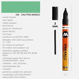 [MOLOTOW 127240] MOLOTOW One4All Acrylic Marker 2mm 234 Calypso Middle
