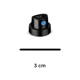 [MOLOTOW 9026-100] MOLOTOW Spray Paint Cap Soft (Black & Blue)