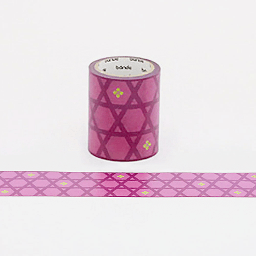 [BANDE BDA266] BANDE Washi Tape 50mm Japanese Pattern Kagome