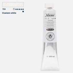 [SCHMINCKE 11114015] SCHMINCKE Norma Oil Color 200ml Titanium White