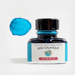 [JACQUES HERBIN 13014T] JACQUES HERBIN Fountain Pen Ink 30ml Bleu Calanque