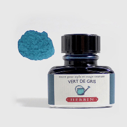 [JACQUES HERBIN 13007T] JACQUES HERBIN Fountain Pen Ink 30ml Vert De Gris