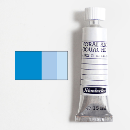 [SCHMINCKE 12470006] SCHMINCKE Horadam Gouache 15ml Cobalt Blue Light
