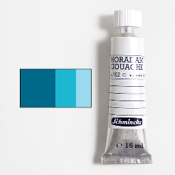 [SCHMINCKE 12478006] SCHMINCKE Horadam Gouache 15ml Helio Turquoise