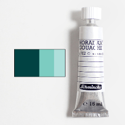 [SCHMINCKE 12520006] SCHMINCKE Horadam Gouache 15ml Helio Green Bluish