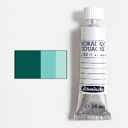 [SCHMINCKE 12522006] SCHMINCKE Horadam Gouache 15ml Chromium Oxide Green Brilliant