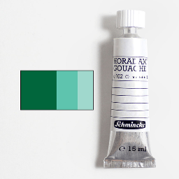 [SCHMINCKE 12524006] SCHMINCKE Horadam Gouache 15ml Helio Green Yellowish