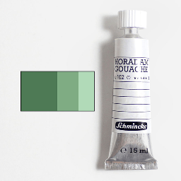 [SCHMINCKE 12530006] SCHMINCKE Horadam Gouache 15ml Chromium Oxide Green