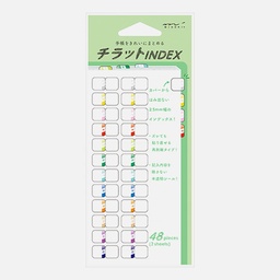[MIDORI 82470006] MIDORI Chiratto Index Label Number Color (Green)
