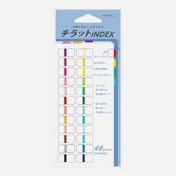 [MIDORI 82469006] MIDORI Chiratto Index Label 24 Vivid Colors