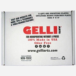 [GELLI 862622000338] GELLI Gel Printing Plate 8” x 10” Class Set x 11