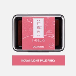 [SHACHIHATA HAC-1L-LPP] SHACHIHATA Iromoyou Ink Pad Kouai (Light Pale Pink)