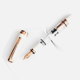 [TWSBI M7448280] TWSBI Diamond Mini White Rose Gold II Fountain Pen Medium
