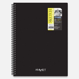 [MAYART MA00011] MAYART Sketch Paper PP Perforated Spiral Book 110gsm A3+ x 60