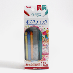 [PENTEL GSS1-12ST] PENTEL Vistage Watercolor Stick Standard Set x 12