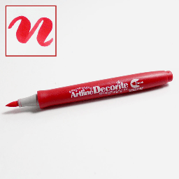 [ARTLINE EDF-F-RD] ARTLINE Decorite Brush Marker Red