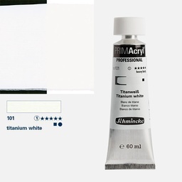 [SCHMINCKE 13101011] SCHMINCKE Primacryl Professional Heavy Body Acrylic 60ml Titanium White