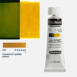 [SCHMINCKE 13674011] SCHMINCKE Primacryl Professional Heavy Body Acrylic 60ml Nickel Azo Yellow