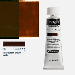 [SCHMINCKE 13682011] SCHMINCKE Primacryl Professional Heavy Body Acrylic 60ml Transparent Brown Oxide