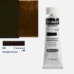 [SCHMINCKE 13685011] SCHMINCKE Primacryl Professional Heavy Body Acrylic 60ml Vandyke Brown
