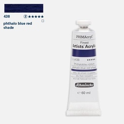 [SCHMINCKE 13438011] SCHMINCKE Primacryl Professional Heavy Body Acrylic 60ml Phthalo Blue Red Shade