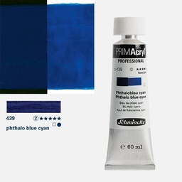 [SCHMINCKE 13439011] SCHMINCKE Primacryl Professional Heavy Body Acrylic 60ml Phthalo Blue Cyan