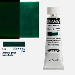 [SCHMINCKE 13563011] SCHMINCKE Primacryl Professional Heavy Body Acrylic 60ml Phthalo Green Blue Shade