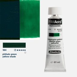 [SCHMINCKE 13564011] SCHMINCKE Primacryl Professional Heavy Body Acrylic 60ml Phthalo Green Yellow Shade