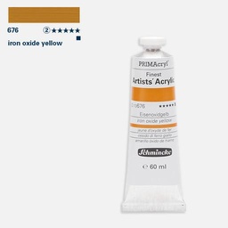 [SCHMINCKE 13676011] SCHMINCKE Primacryl Professional Heavy Body Acrylic 60ml Iron Oxide Yellow