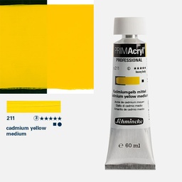 [SCHMINCKE 13211011] SCHMINCKE Primacryl Professional Heavy Body Acrylic 60ml Cadmium Yellow Medium
