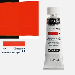[SCHMINCKE 13317011] SCHMINCKE Primacryl Professional Heavy Body Acrylic 60ml Cadmium Red Light