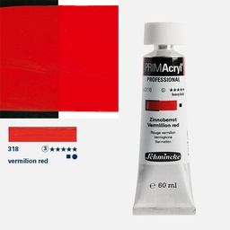 [SCHMINCKE 13318011] SCHMINCKE Primacryl Professional Heavy Body Acrylic 60ml Vermilion Red