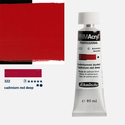 [SCHMINCKE 13322011] SCHMINCKE Primacryl Professional Heavy Body Acrylic 60ml Cadmium Red Deep