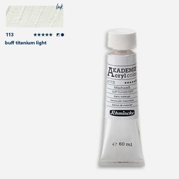 [SCHMINCKE 23113011] SCHMINCKE Akademie Acrylic 60ml 113 Buff Titanium Light