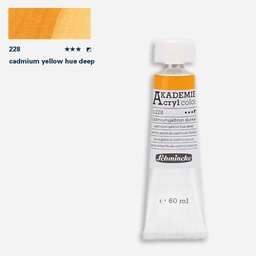 [SCHMINCKE 23228011] SCHMINCKE Akademie Acrylic 60ml 228 Cadmium Yellow Hue Deep