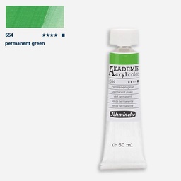 [SCHMINCKE 23554011] SCHMINCKE Akademie Acrylic 60ml 554 Permanent Green