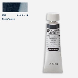 [SCHMINCKE 23658011] SCHMINCKE Akademie Acrylic 60ml 658 Payne's Grey
