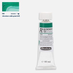 [SCHMINCKE 41502011] SCHMINCKE Akademie Oil Color 60ml Chromium Oxide Green Brilliant (Viridian)