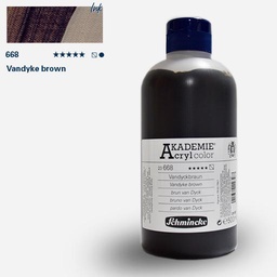 [SCHMINCKE 23668028] SCHMINCKE Akademie Acrylic 500ml Vandyke Brown